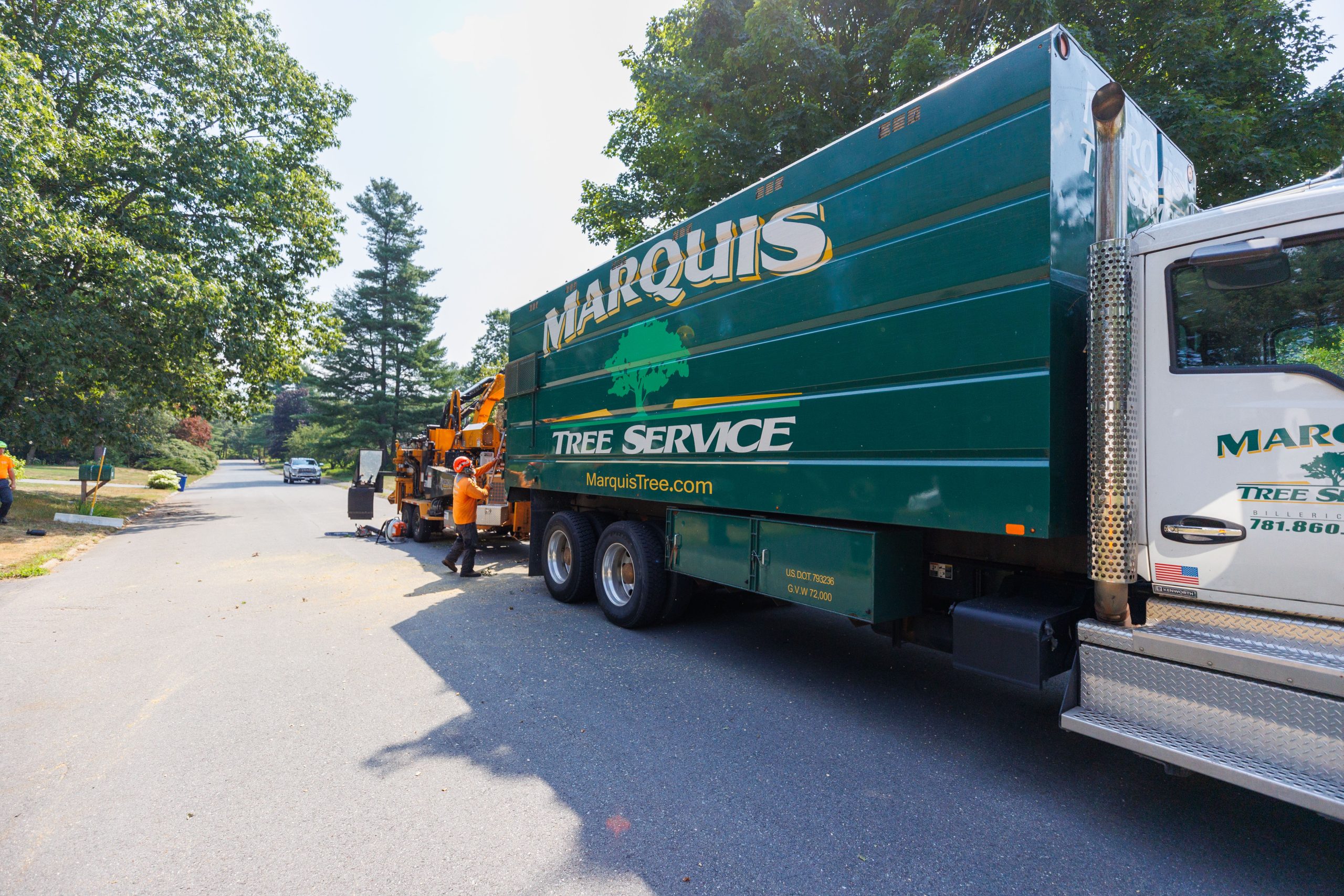 Marquis tree service truck side view